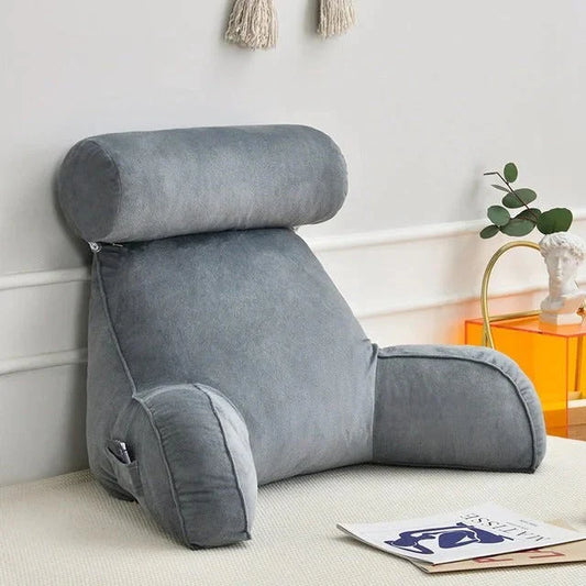 Haven Reading Pillow-Huggleo-Gray-