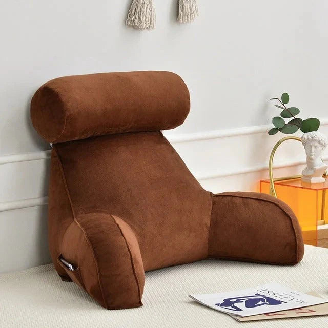 Haven Reading Pillow-Huggleo-Brown-