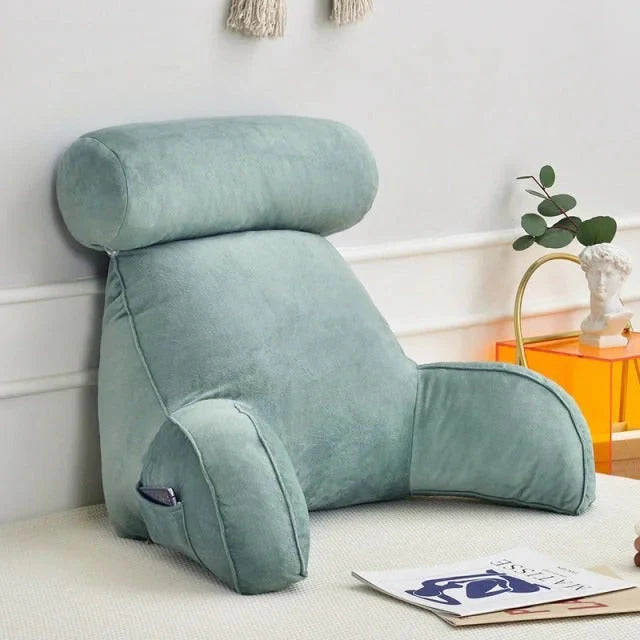 Haven Reading Pillow-Huggleo-Mesh Blue-