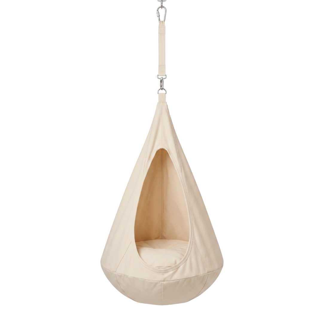 Kids Pod Sensory Swing Chair Hanging Fabric Seat with Hanging Strap