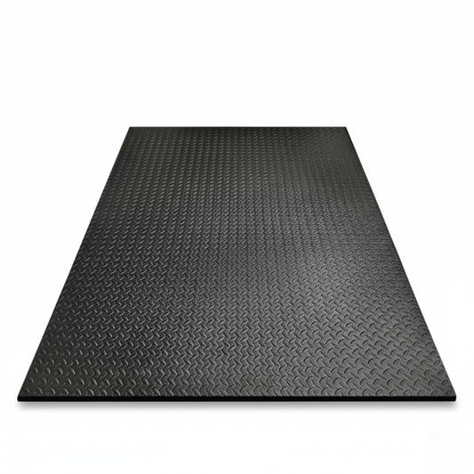 Large 10mm TPE/NPE Gym Floor Mat Anti-Slip Foam for Workouts