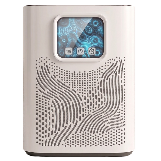 Large Room Air Purifier 2400 ft² HEPA PM2.5 Dual-Cycle Filter System