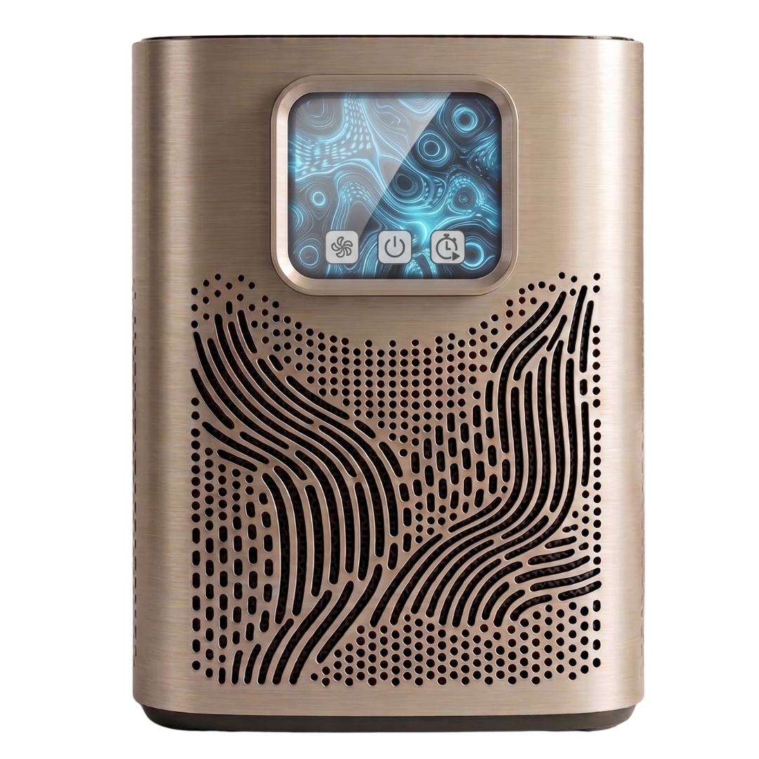 Large Room Air Purifier 2400 ft² HEPA PM2.5 Dual-Cycle Filter System