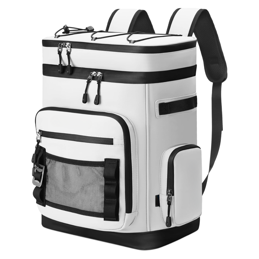 Large Water-Resistant Insulated Cooler Backpack 30L for Outdoors