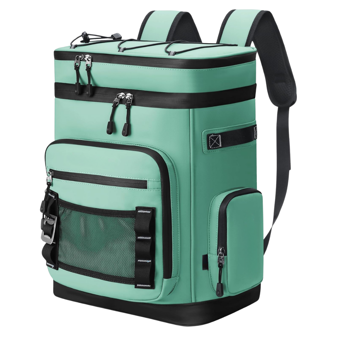 Large Water-Resistant Insulated Cooler Backpack 30L for Outdoors