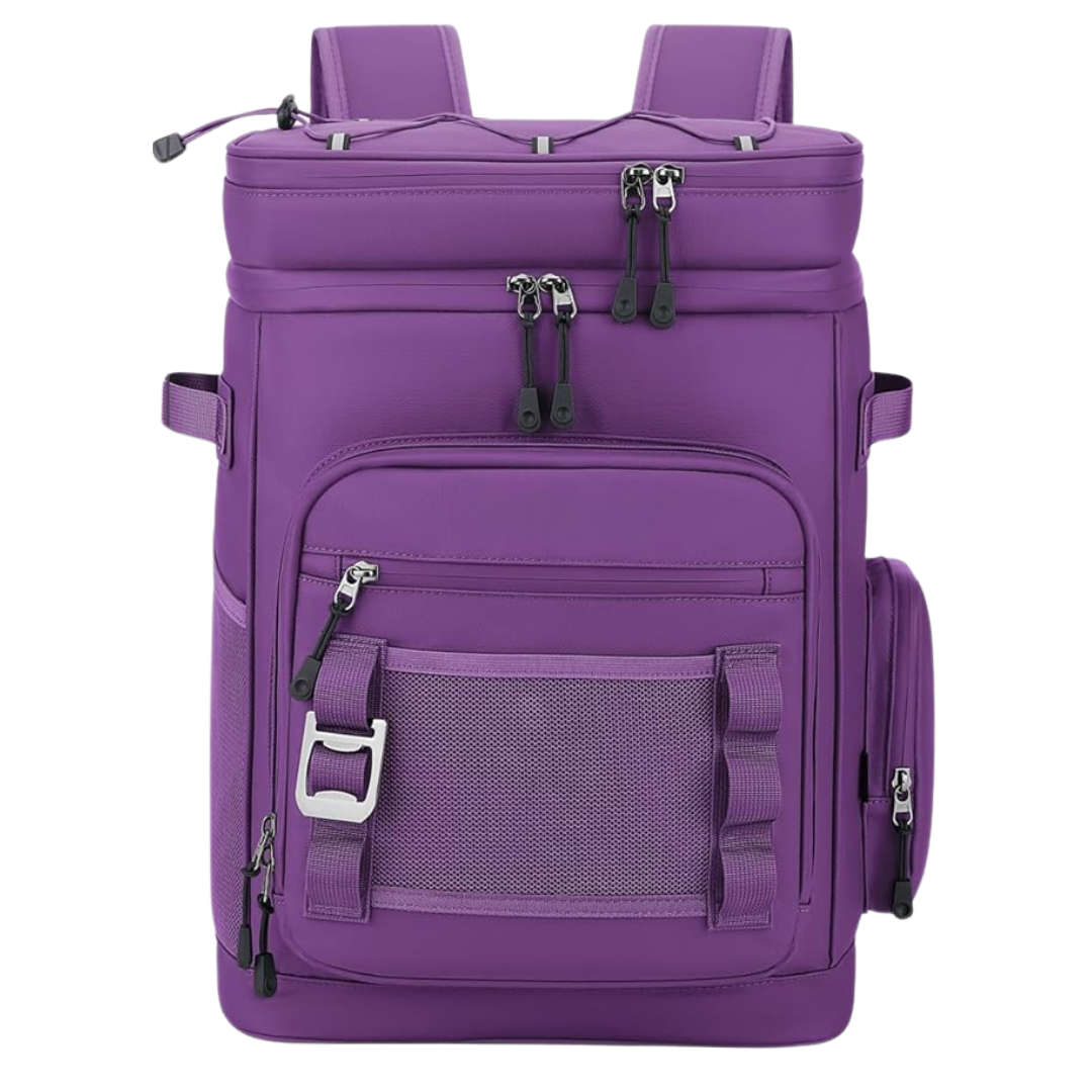 Large Water-Resistant Insulated Cooler Backpack 30L for Outdoors