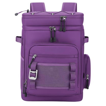 Large Water-Resistant Insulated Cooler Backpack 30L for Outdoors