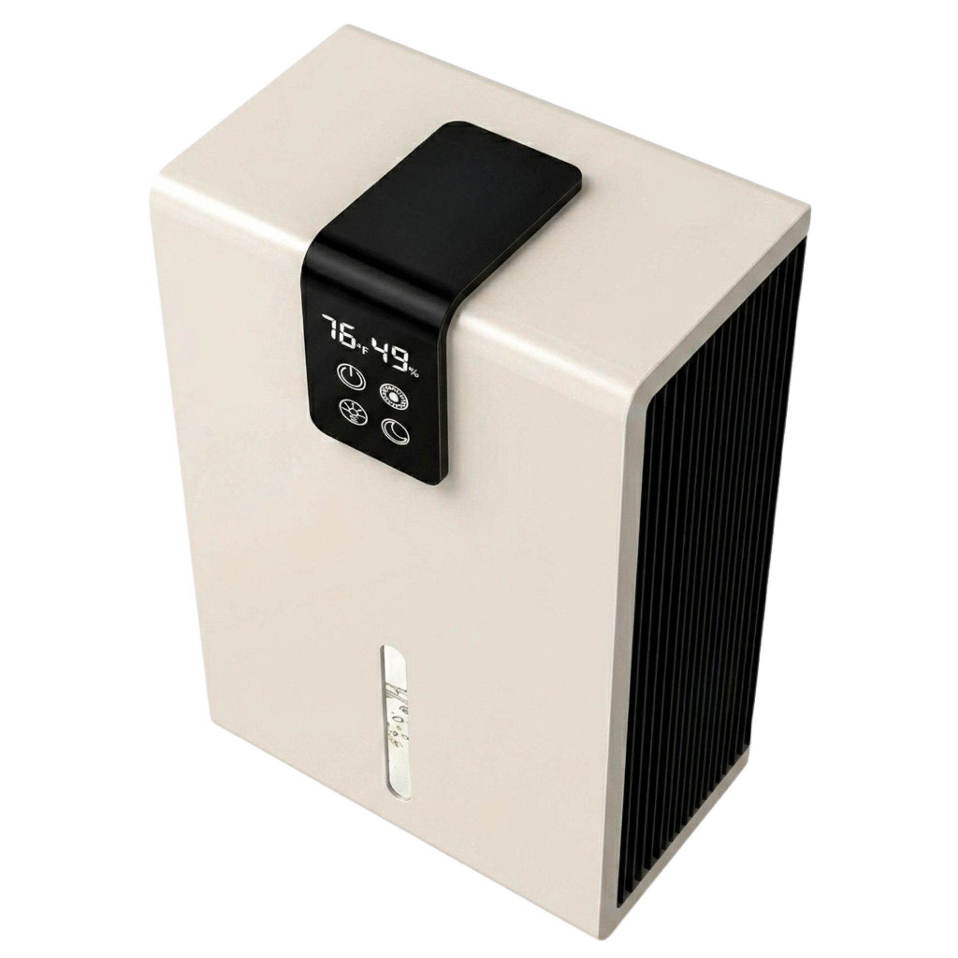 Low-Noise Dehumidifier 98oz Tank for 1000 Sq Ft Rooms with Auto Off