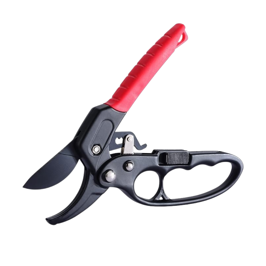 Manual Garden Pruning Tool with Steel Bypass Blade, 1-Inch Cut