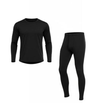 Men’s Fleece Lined Thermal Underwear Base Layer Top and Bottom Set