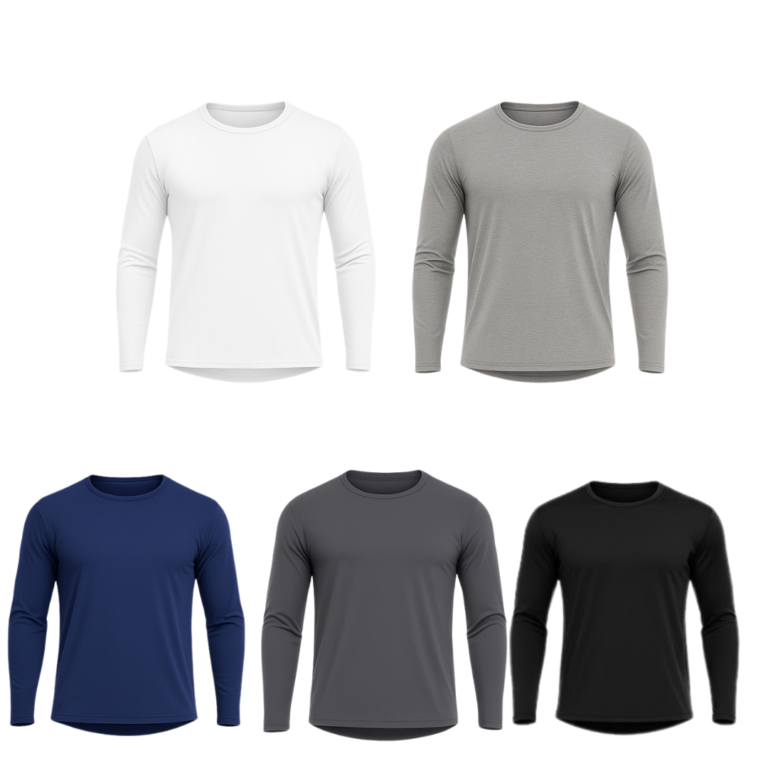Men’s Fleece Lined Thermal Underwear Base Layer Top and Bottom Set