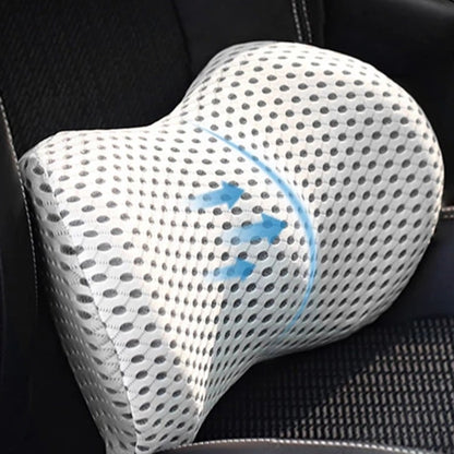 Ease Lumbar Support Pillow-Huggleo-Gray-