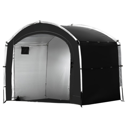 Outdoor Bike Storage Tent Shed Water-resistant Cover for 2–8 Bikes