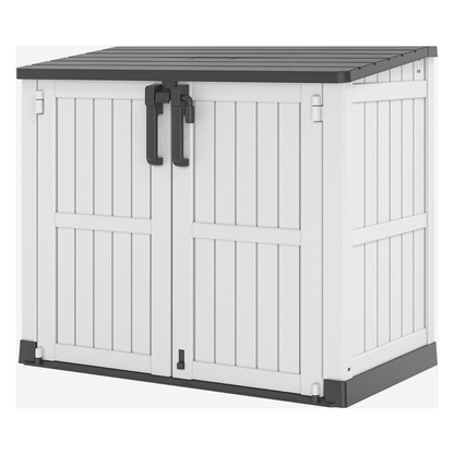 Outdoor Resin Storage Shed 36 Cu Ft Lockable Garden Storage Box
