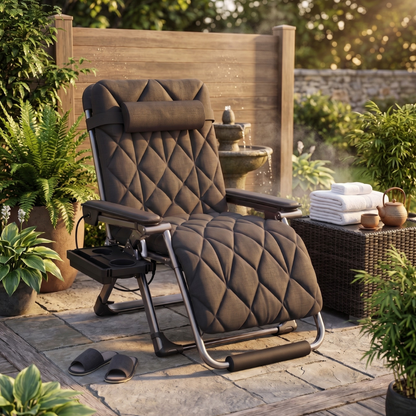 Oversized Heated Reclining Lounge Chair with 500 lb Capacity