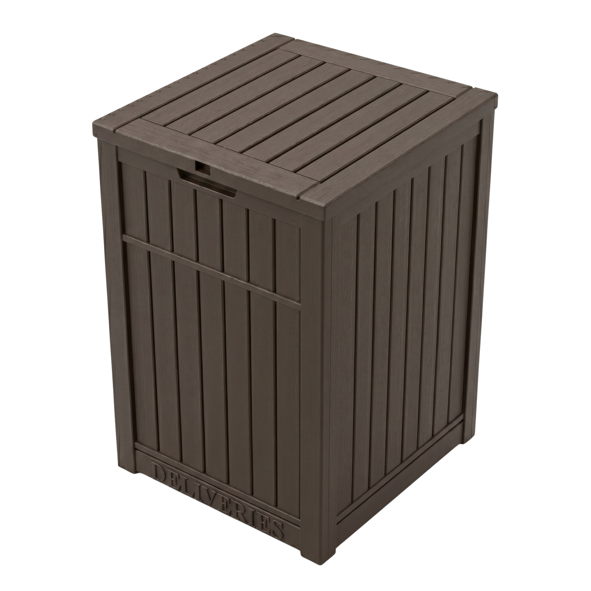 Package Delivery Box 180 L Resin Parcel Storage with Sign Panel