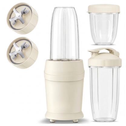 Personal Blender with 3 Cups and Two 6-Blade Set for Smoothies