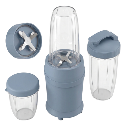 Personal Blender with 3 Cups and Two 6-Blade Set for Smoothies