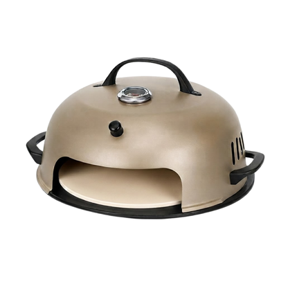 Pizza Oven for Grill Tops with Ceramic Stone for 12 in Pizzas