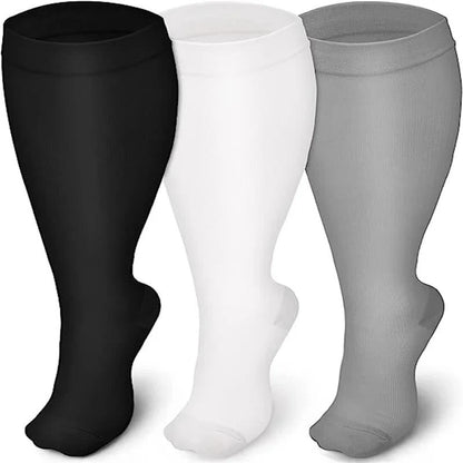 Calm Compression Socks-Huggleo-Multicolour-2XL
