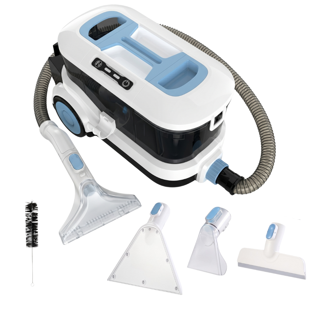 Portable Carpet Cleaner with Dual Water Tank Extraction System