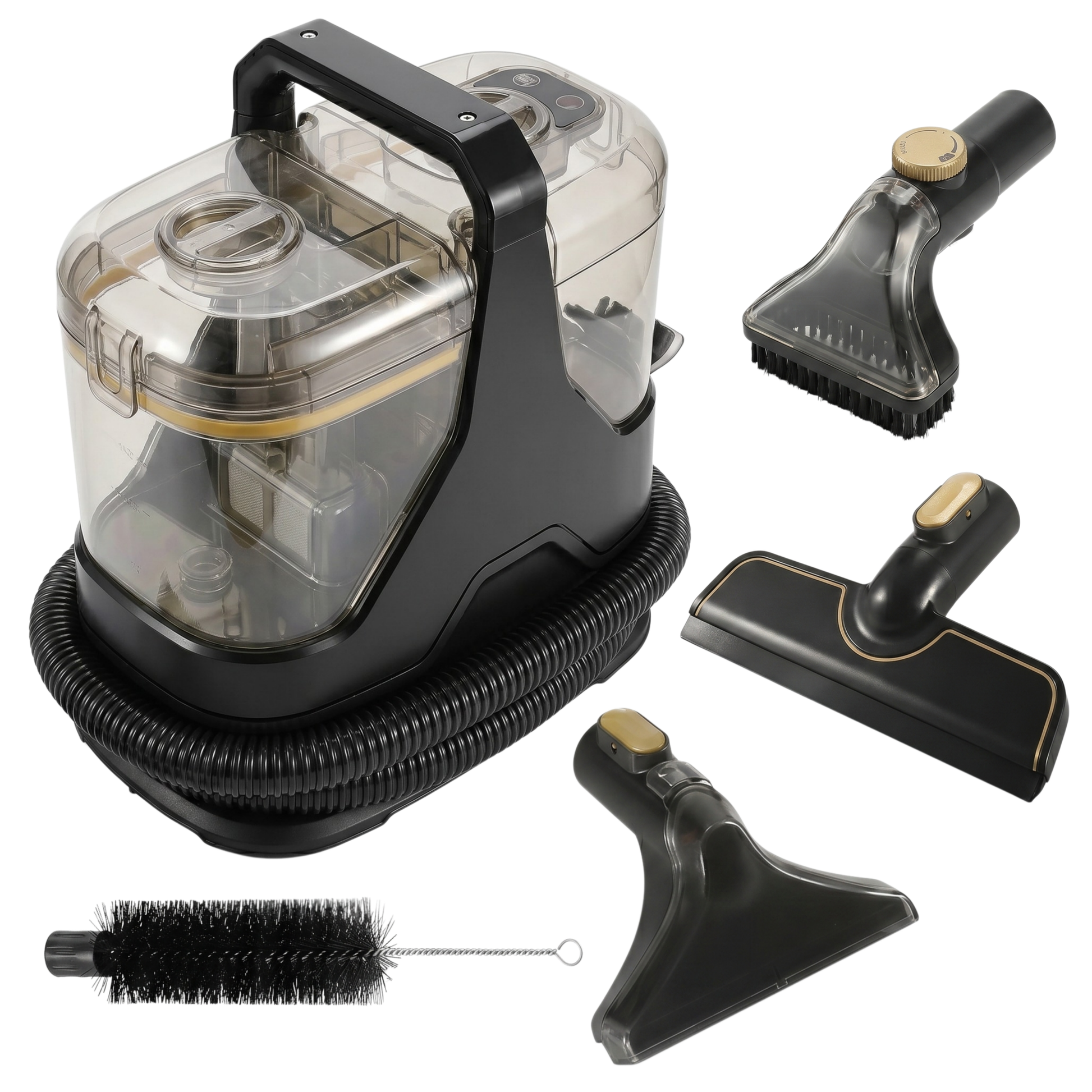 Portable Carpet Cleaner with Dual Water Tank Extraction System