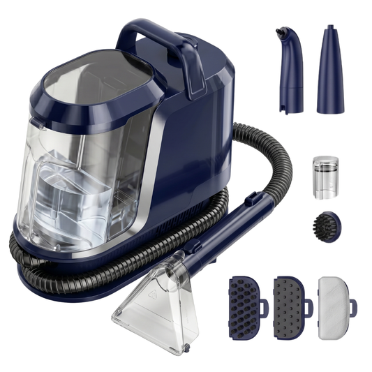 Portable Carpet Cleaner with Steam, Hot, Cold Modes 18kPa Suction