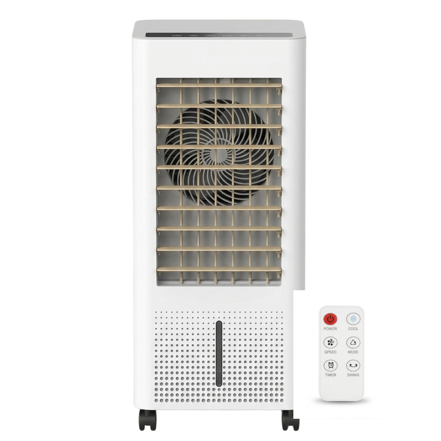 Portable Evaporative Air Cooler with 2.1 Gallon Tank and Timer
