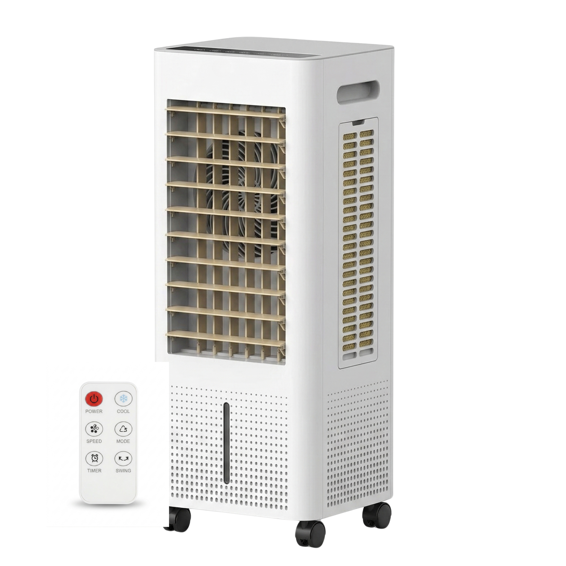 Portable Evaporative Air Cooler with 2.1 Gallon Tank and Timer
