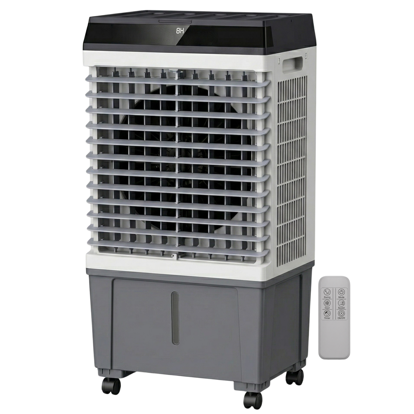 Portable Evaporative Air Cooler with 5.3 Gallon Tank and Remote