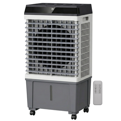 Portable Evaporative Air Cooler with 5.3 Gallon Tank and Remote