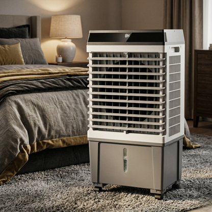Portable Evaporative Air Cooler with 5.3 Gallon Tank and Remote