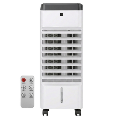 Portable Evaporative Air Cooler with Remote Control and 12H Timer