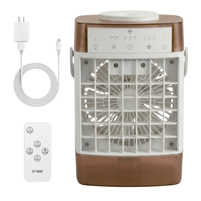 Portable Evaporative Air Cooler with Remote, Timer, 3 Speeds