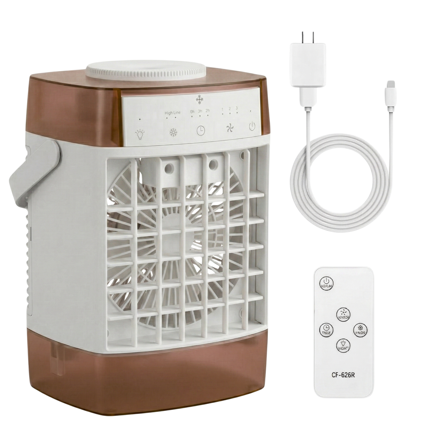 Portable Evaporative Air Cooler with Remote, Timer, 3 Speeds