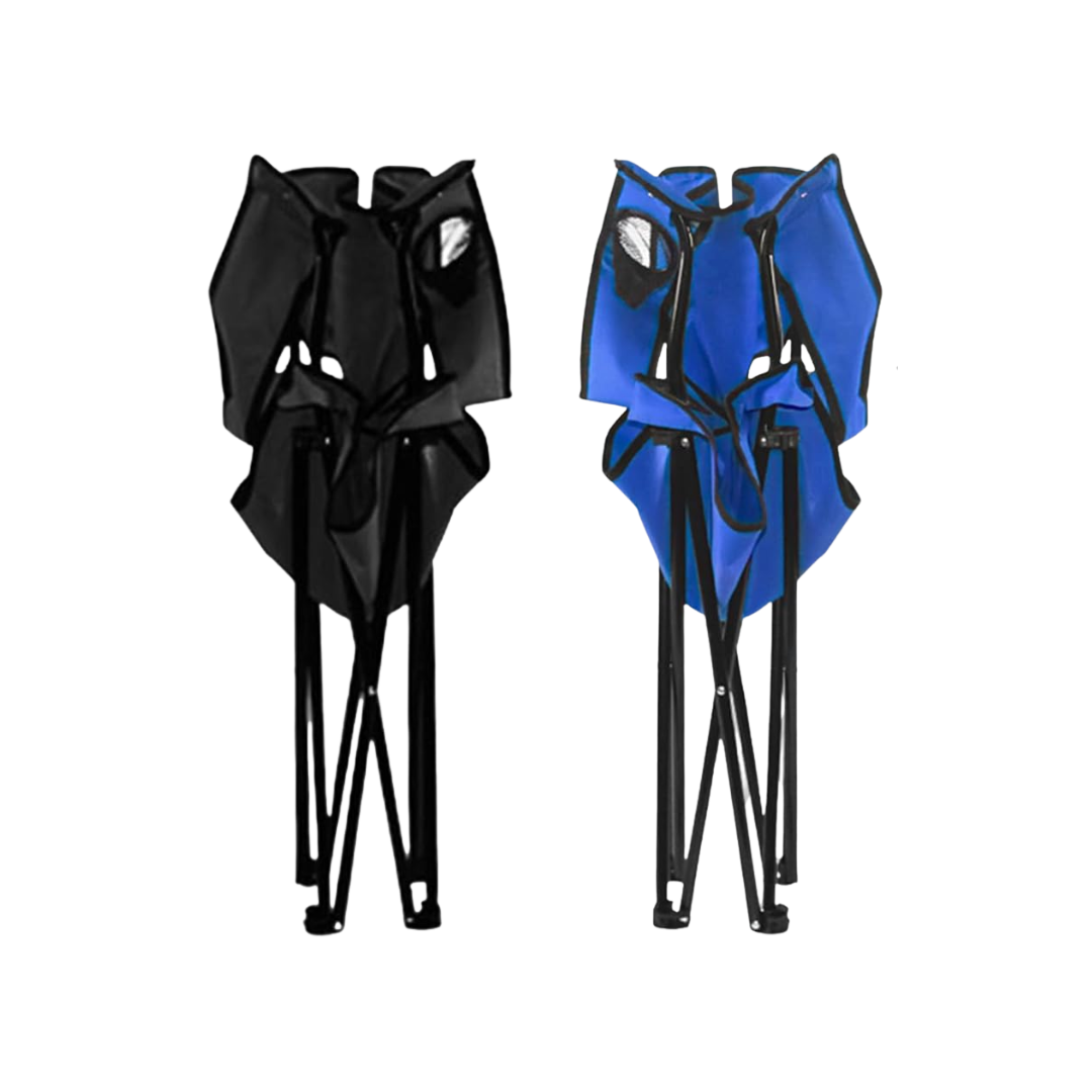 Portable Folding Camping Chair with Carry Bag and Alloy Steel Frame