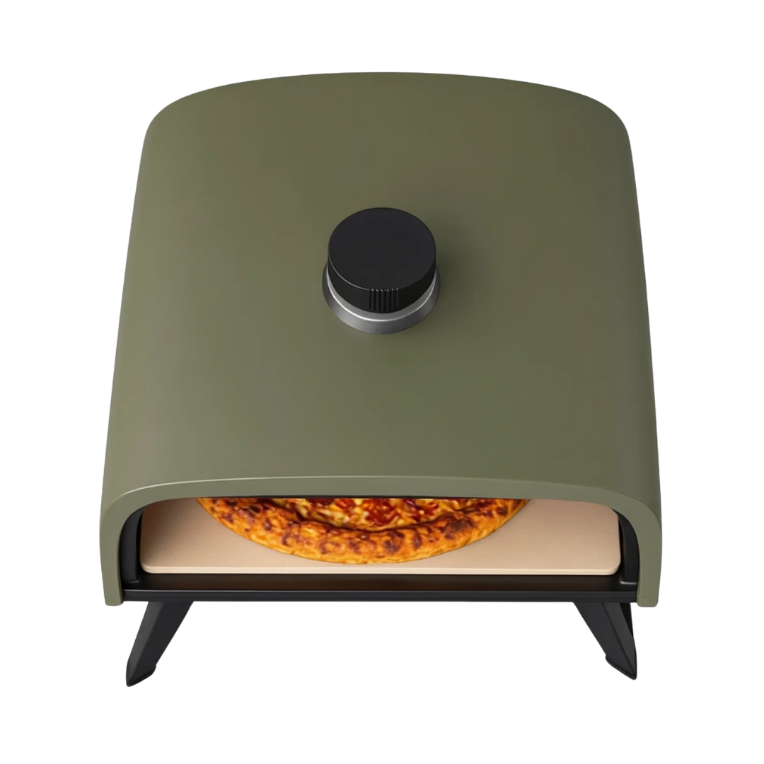 Portable Outdoor Gas Pizza Oven with 13-Inch Pizza Stone Kit