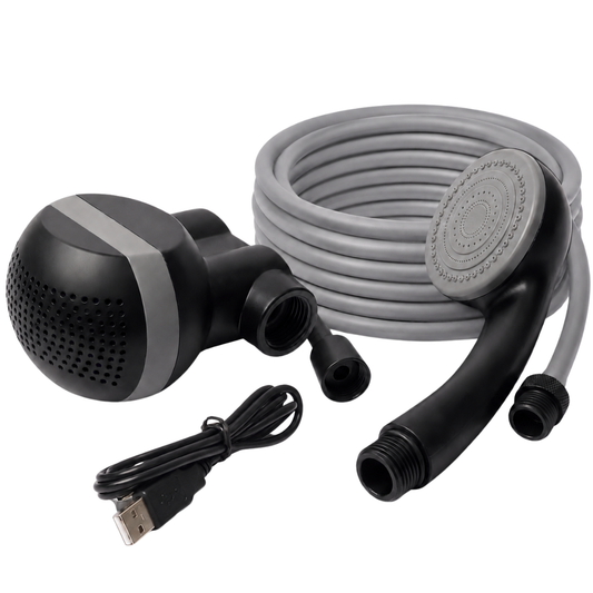 Portable Rechargeable Camping Shower with Handheld Showerhead USB