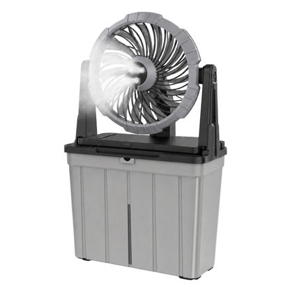 Portable Rechargeable Misting Fan with 9L Water Tank and 3 Speeds