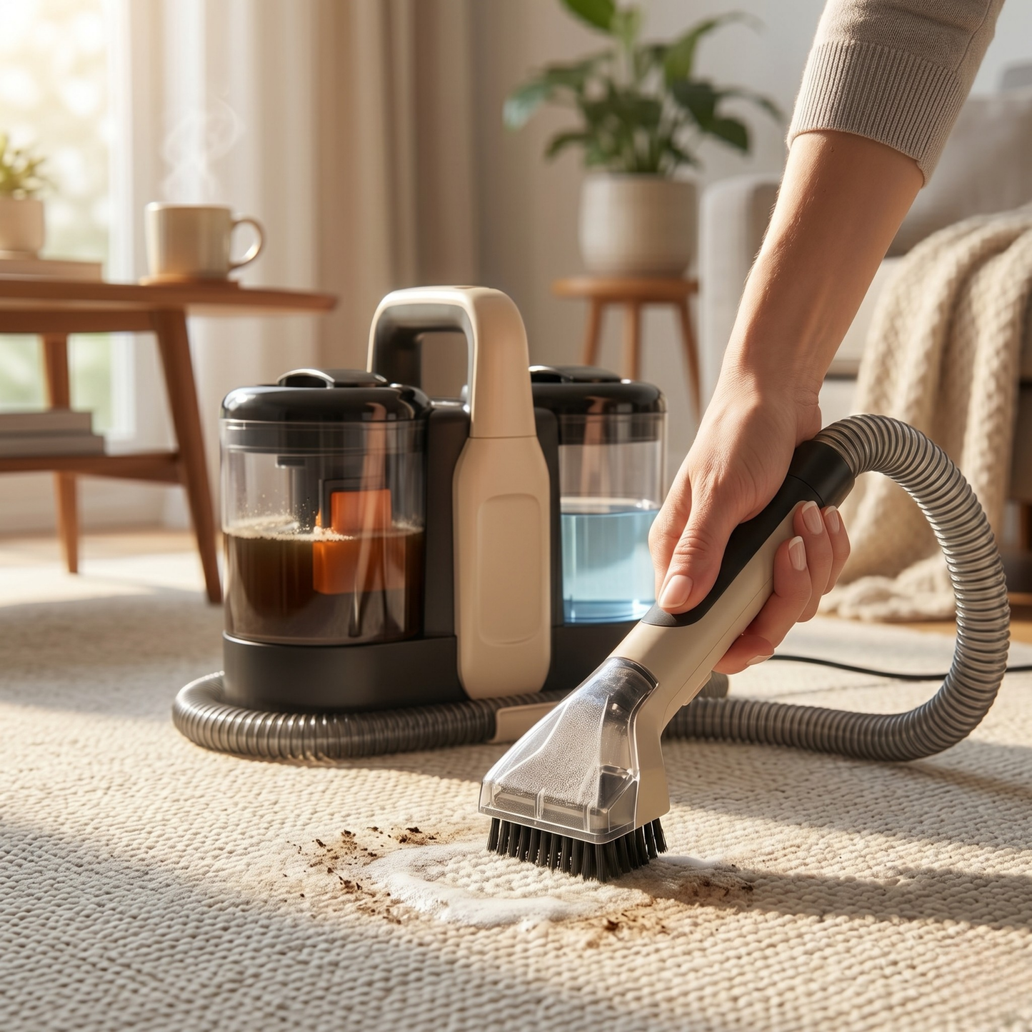Portable Spot Cleaner for Carpet and Upholstery 15kPa Suction