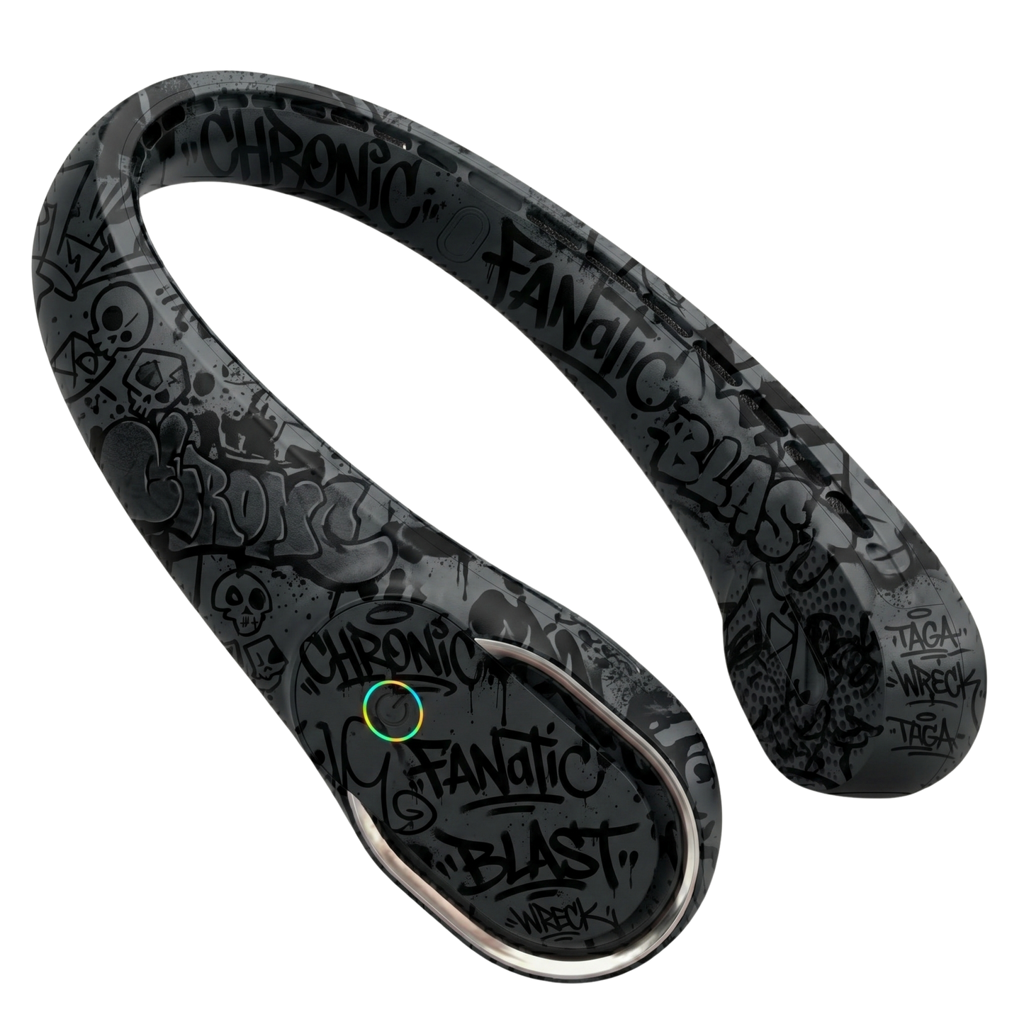 Portable Wearable Neck Fan 4000mAh Bladeless 3 Speed 360 Airflow