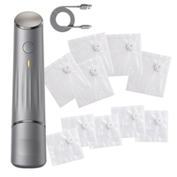 Vacuum Sealer + 10 Reusable Bags