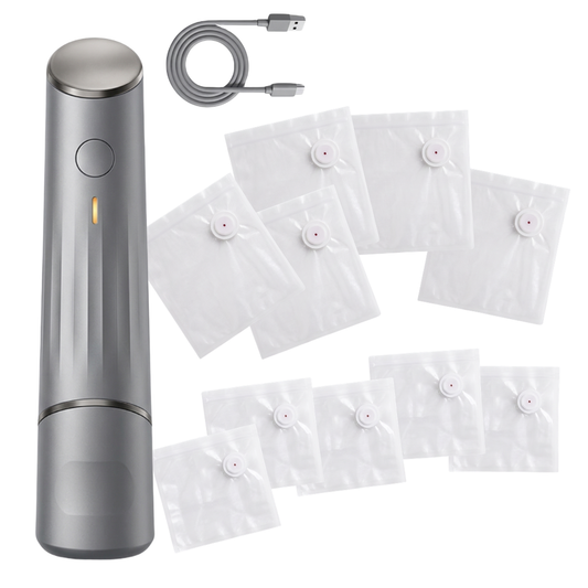 Rechargeable Compact Cordless Handheld Vacuum Sealer with Reusable Bag
