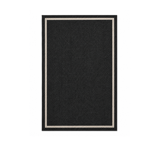 Rectangular Flat Woven Area Rug Floor Coverage with TPE Backing