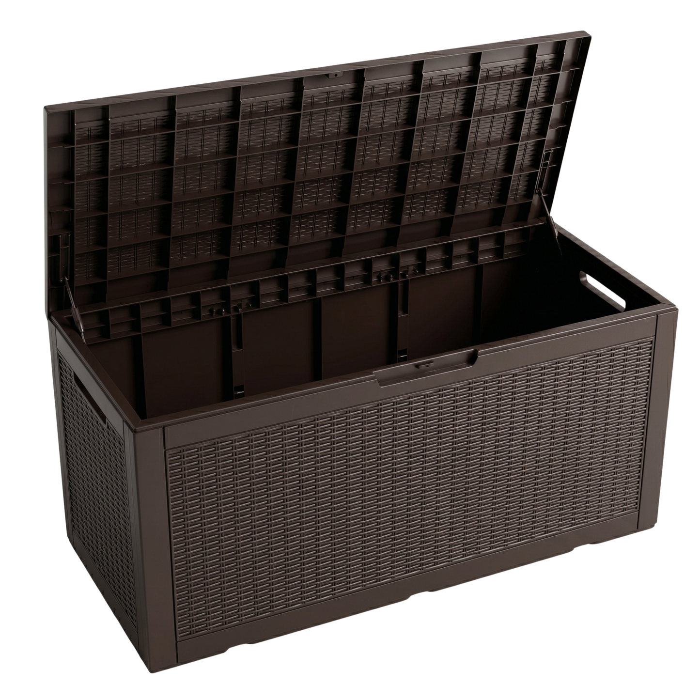 Resin Deck Storage Box 400 Liters Capacity Patio Garden Tool Storage