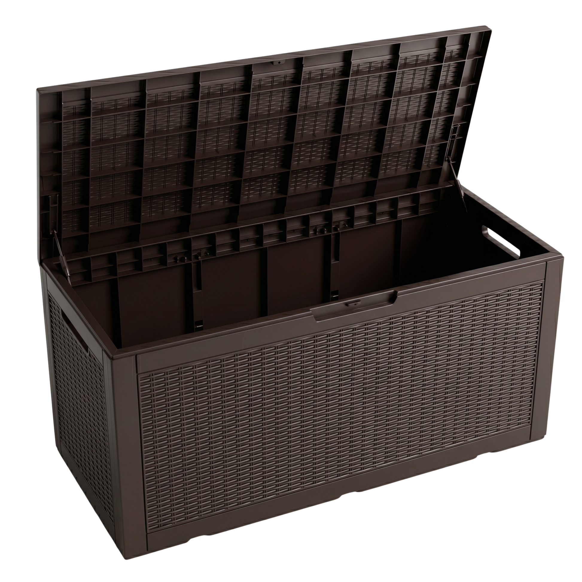 Resin Deck Storage Box 400 Liters Capacity Patio Garden Tool Storage