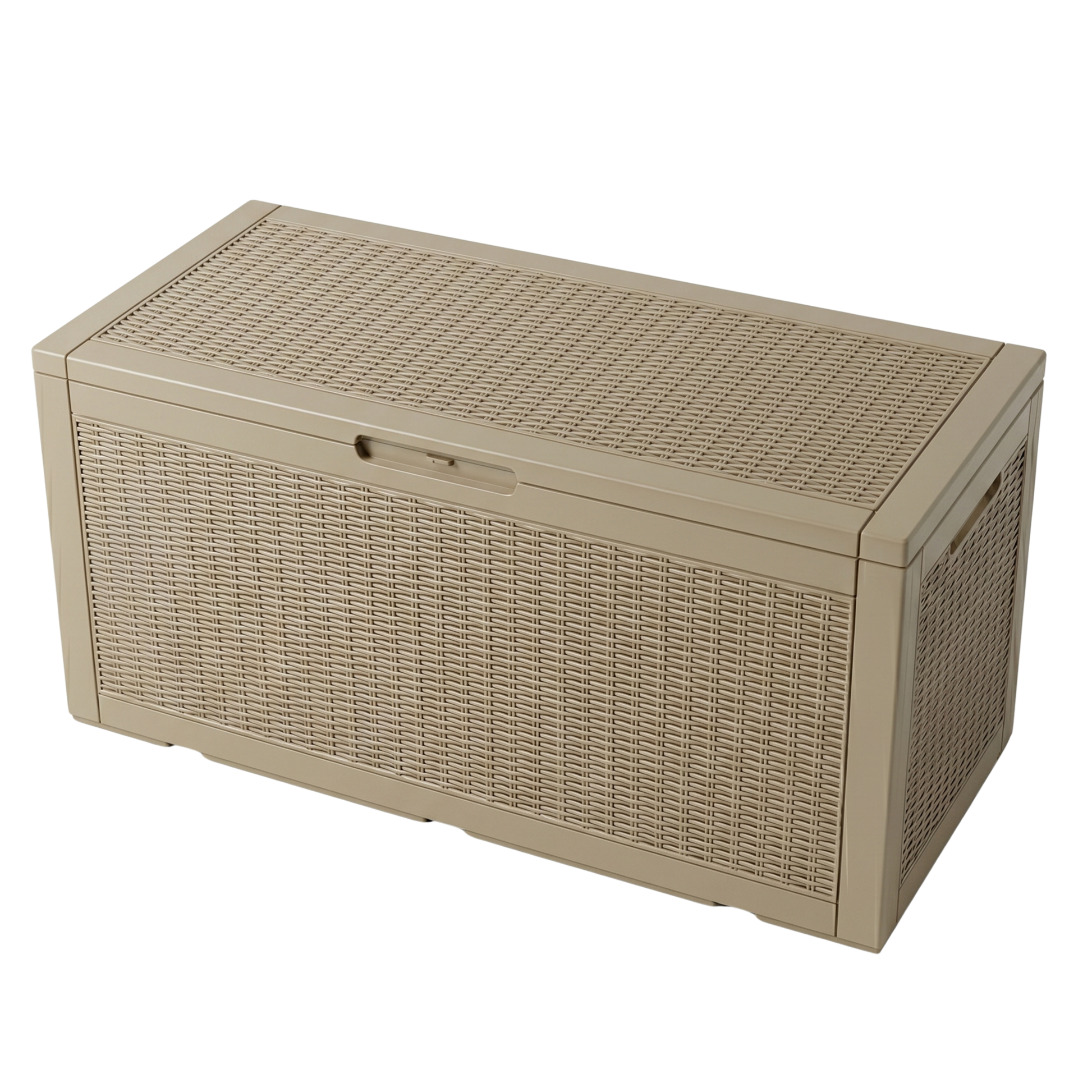 Resin Deck Storage Box 400 Liters Capacity Patio Garden Tool Storage