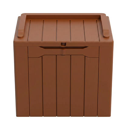 Resin Patio Deck Storage Box 117.3 L Internal Capacity and Lid Lock