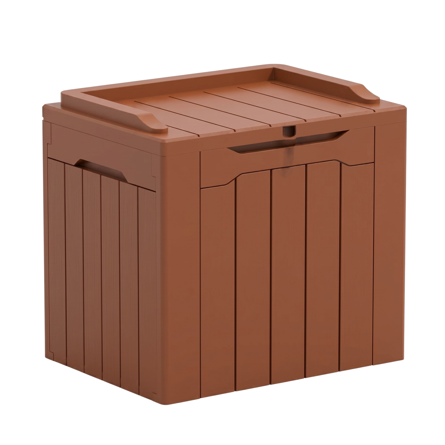 Resin Patio Deck Storage Box 117.3 L Internal Capacity and Lid Lock