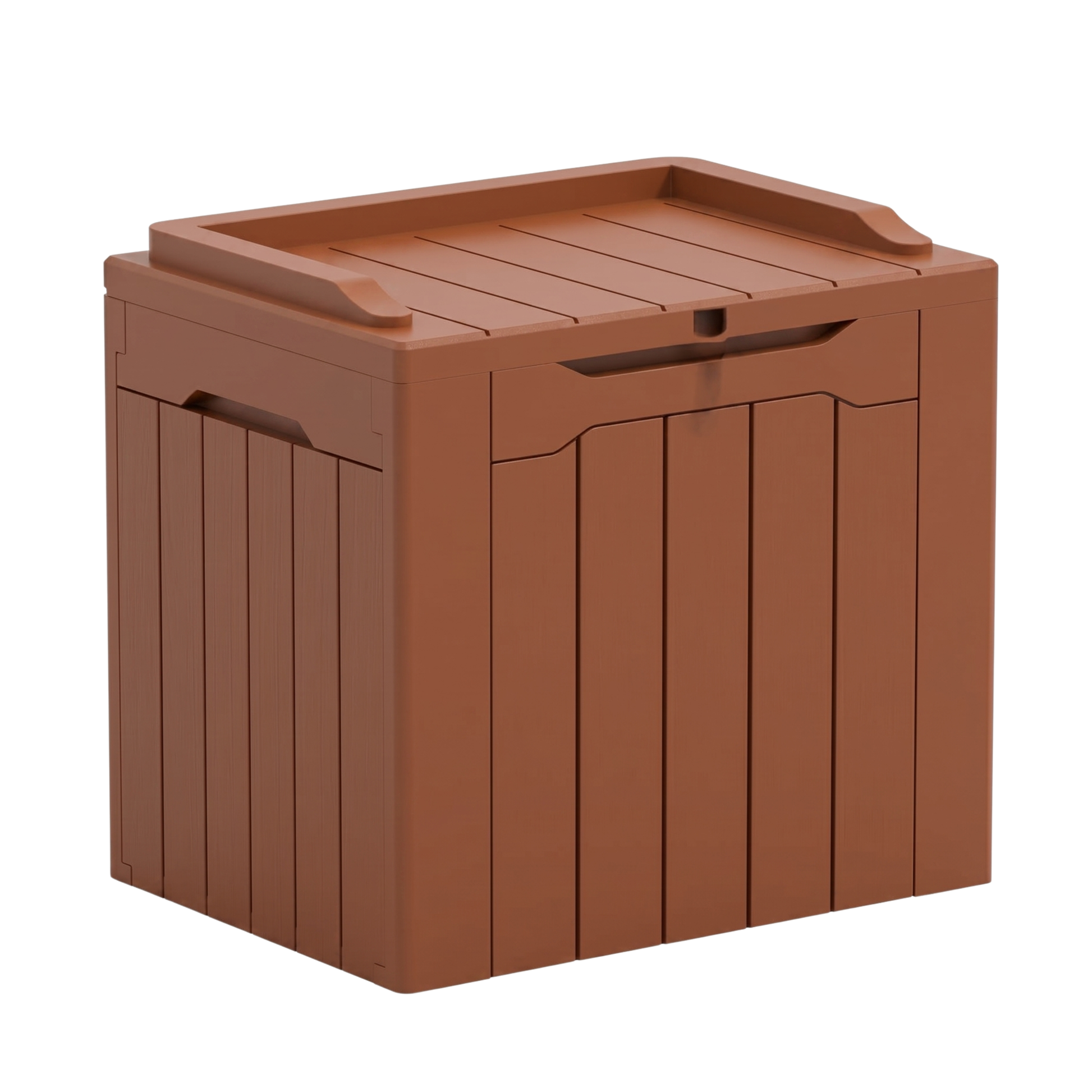Resin Patio Deck Storage Box 117.3 L Internal Capacity and Lid Lock